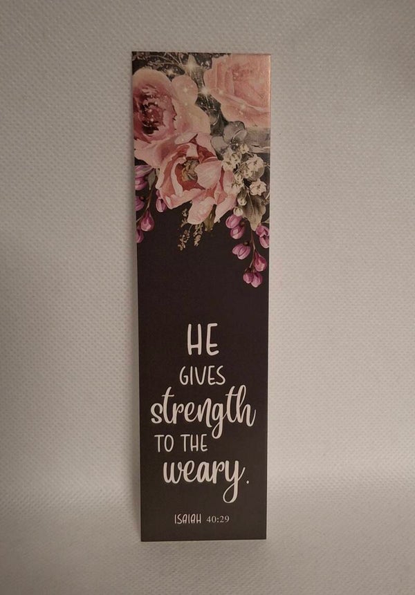 Boekenlegger met bijbeltekst