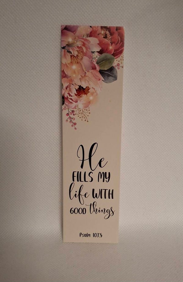 Boekenlegger met bijbeltekst