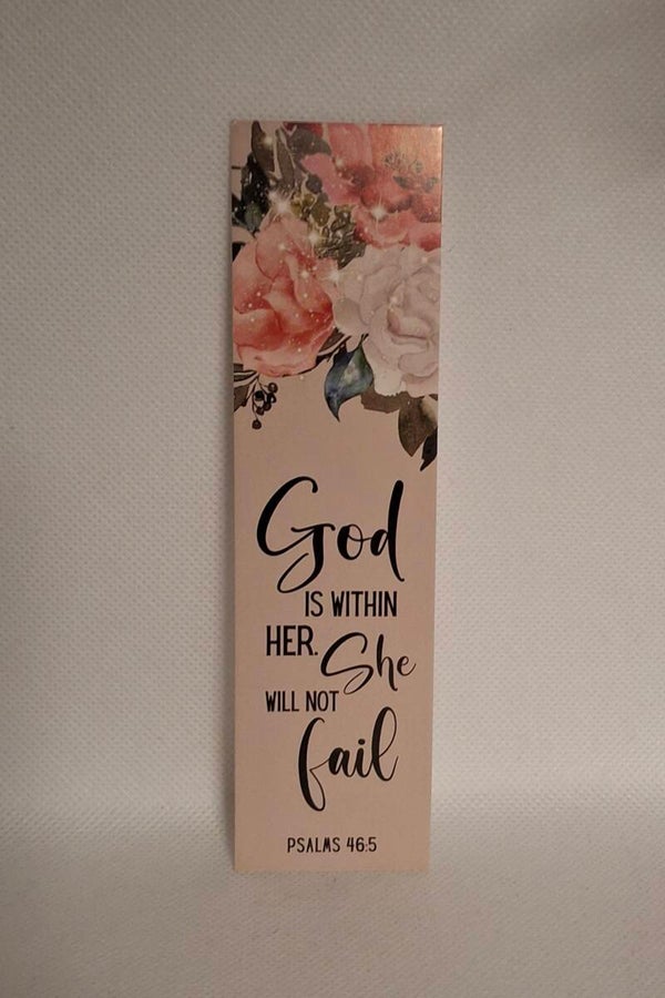 Boekenlegger met bijbeltekst