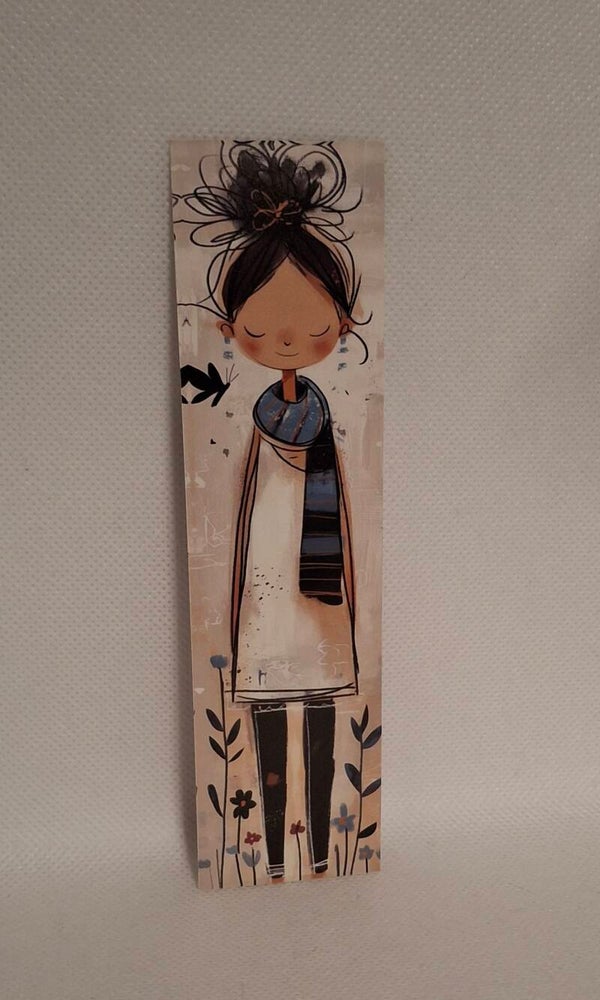 Boekenlegger vlindermeisje