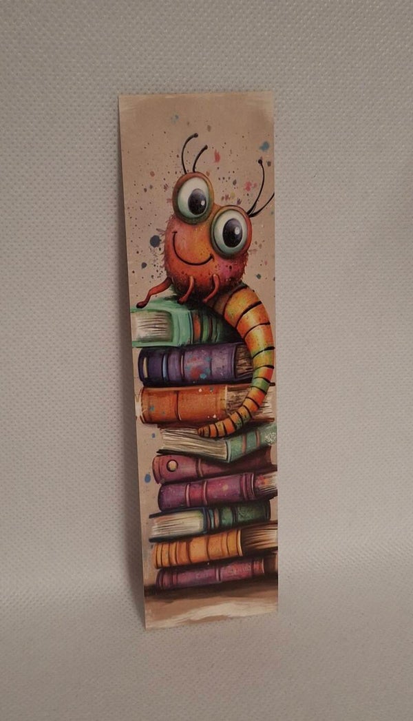 Boekenlegger boekenwurm