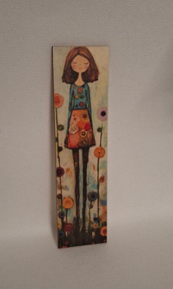 Boekenlegger retro hout