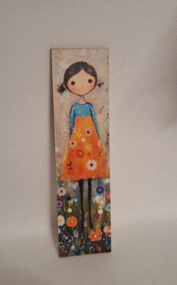 Boekenlegger retro hout