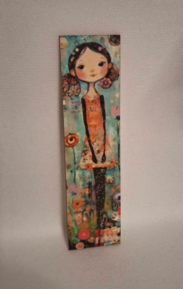 Boekenlegger retro hout