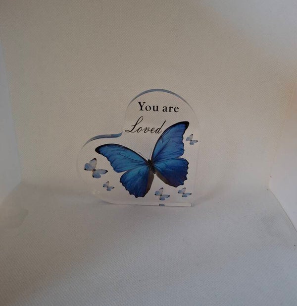 Plexiglas met bemoedigende tekst