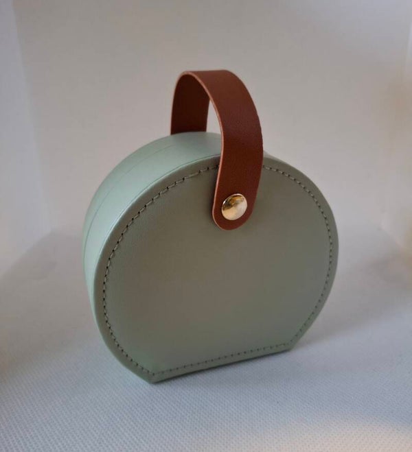 Sieraden doosje groen.