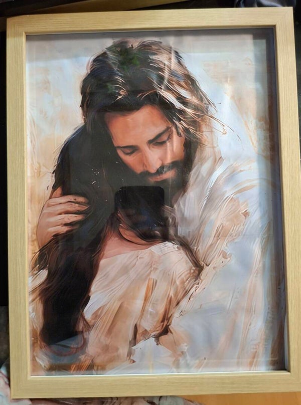 Canvas ingelijst 30 x 40 cm