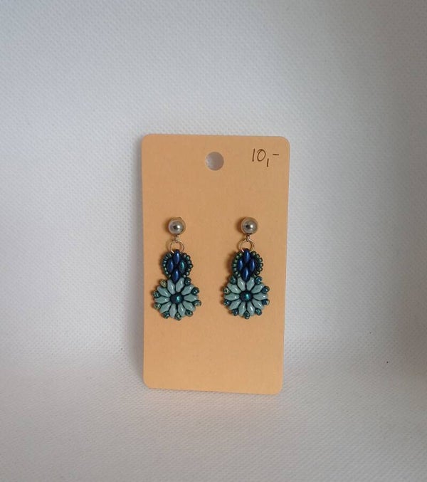 Oorbellen blauw