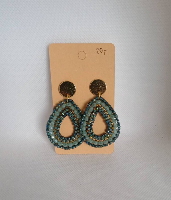 Oorbellen blauw