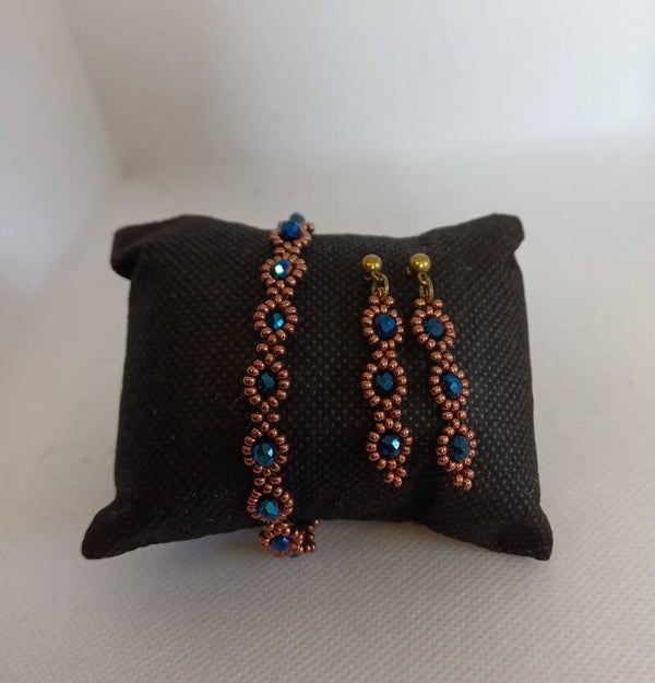 Setje armband en oorbellen
