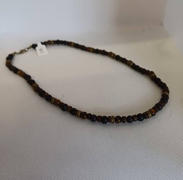 Ketting met tijgeroog kralen