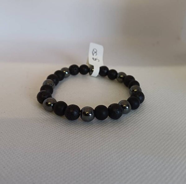 Armband diverse kralen 8mm