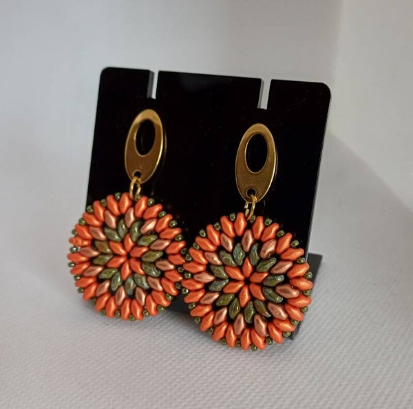 Oorbellen oranje