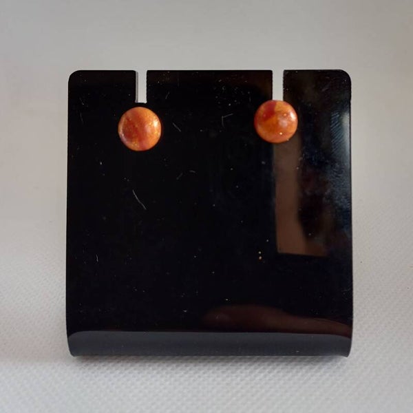 Oorbellen steker oranje