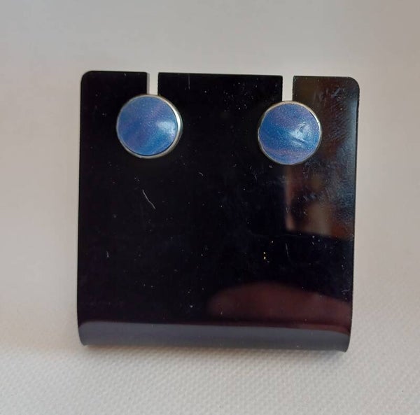 Oorbellen stekers blauw