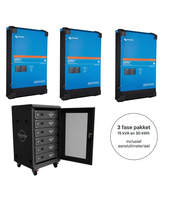 3 fase pakket 15Kva - 30kwh