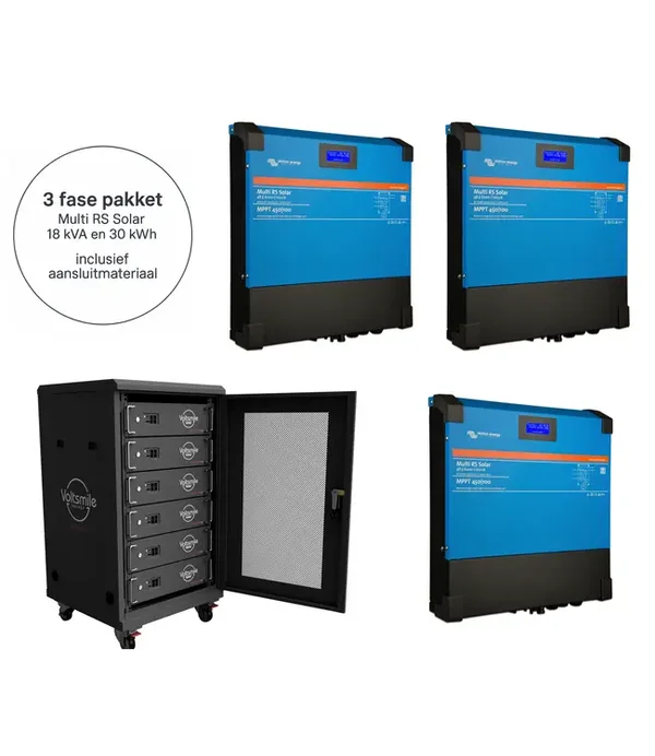 3 fase pakket Multi RS 18Kva - 30kwh
