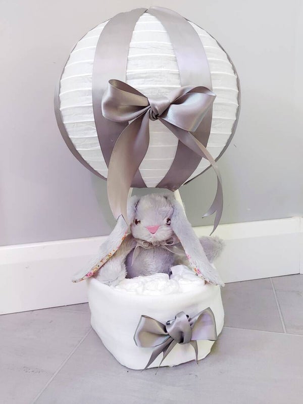 Hot Air Balloon Nappy Cake