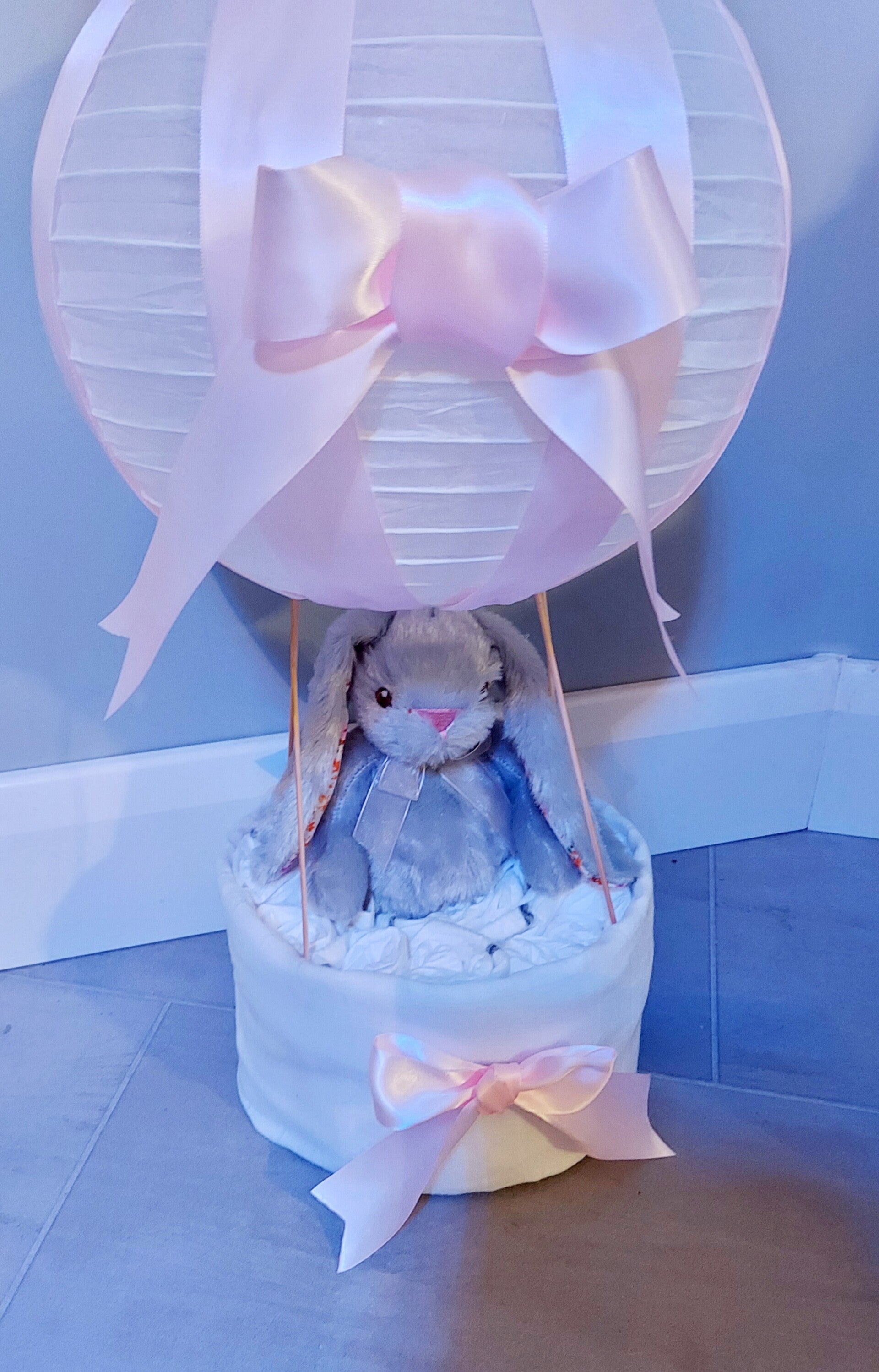 Hot Air Balloon Nappy Cake