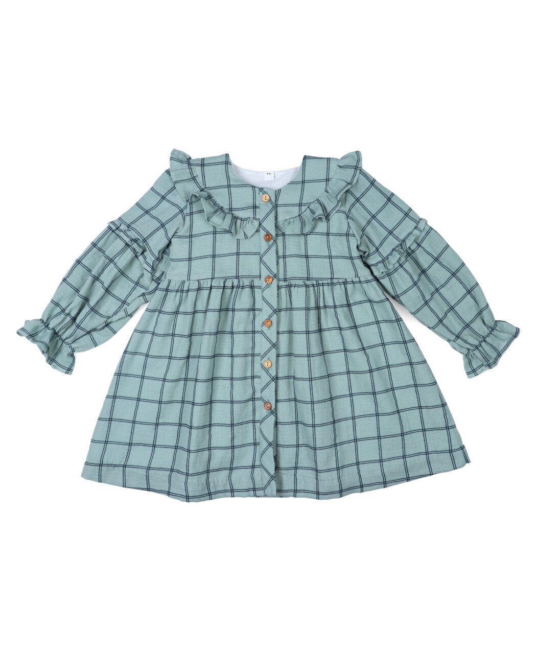 Vestido infantil cuadros