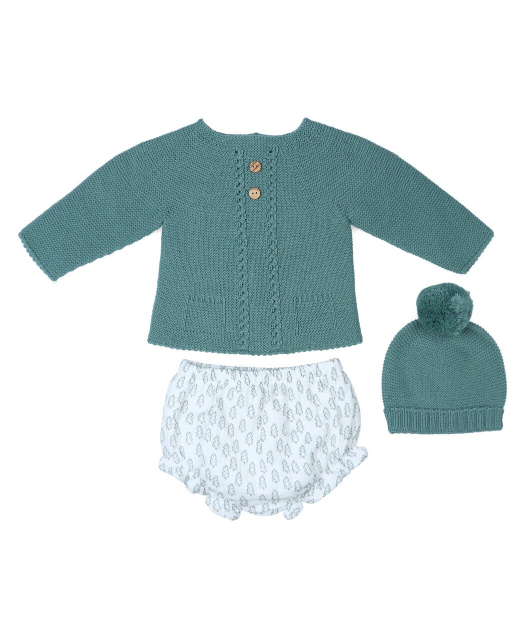 Conjunto con gorro bebé