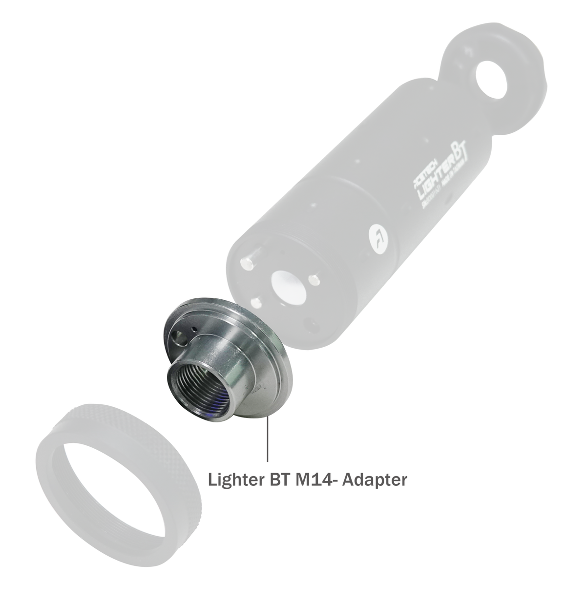 Acetech Lighter BT Adapter M14- CounterClockwise Thread | acetech.shop