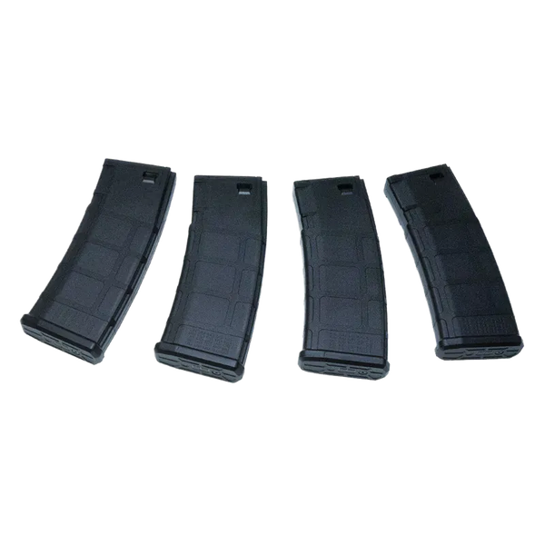 Four magazines in the box