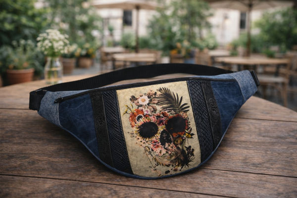 Sac banane en jean – Fait main – Style minimaliste & intemporel