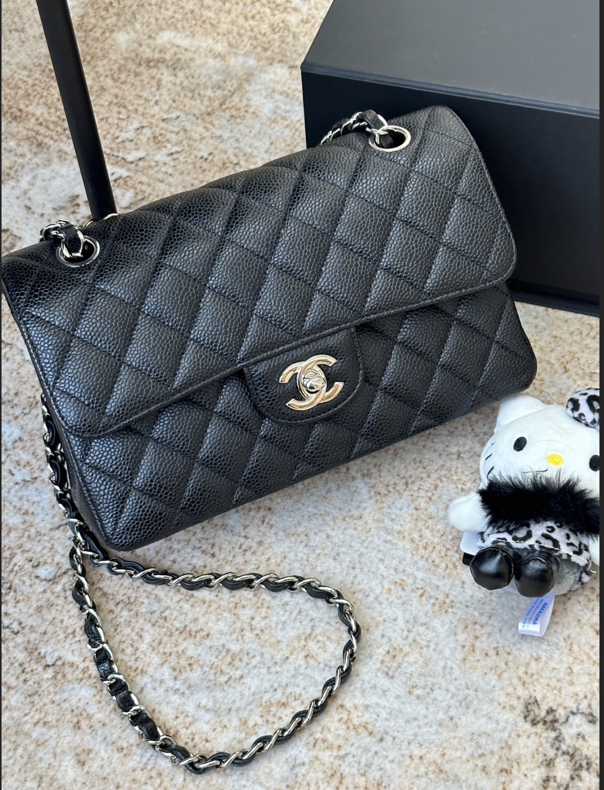 香奈儿cf小号 黑金 附件：保卡