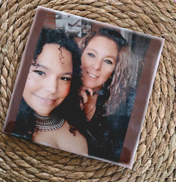 Foto tegel gepersonaliseerd