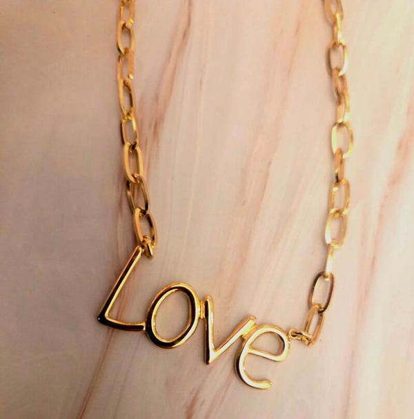 Ketting Stainlesssteel love