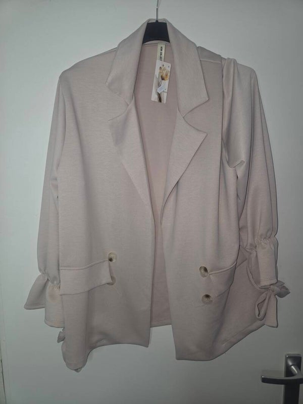 Blazer/vest beige t/m 50