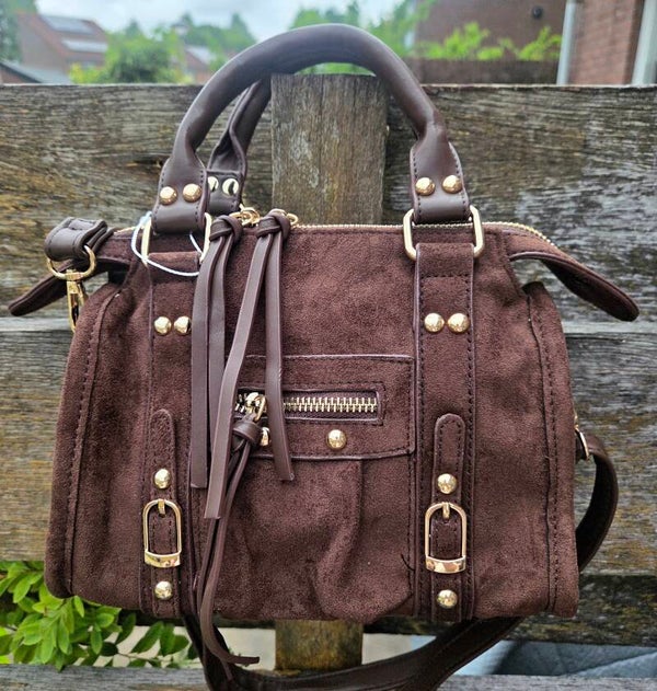 Citybag large donkerbruin