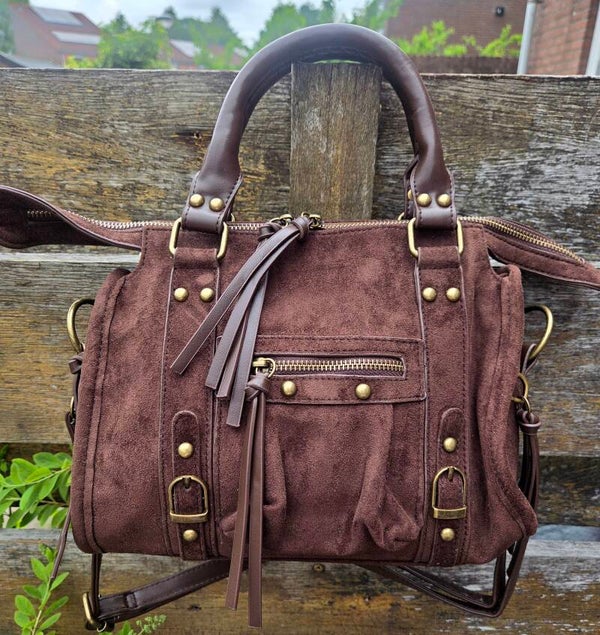 Citybag medium donkerbruin