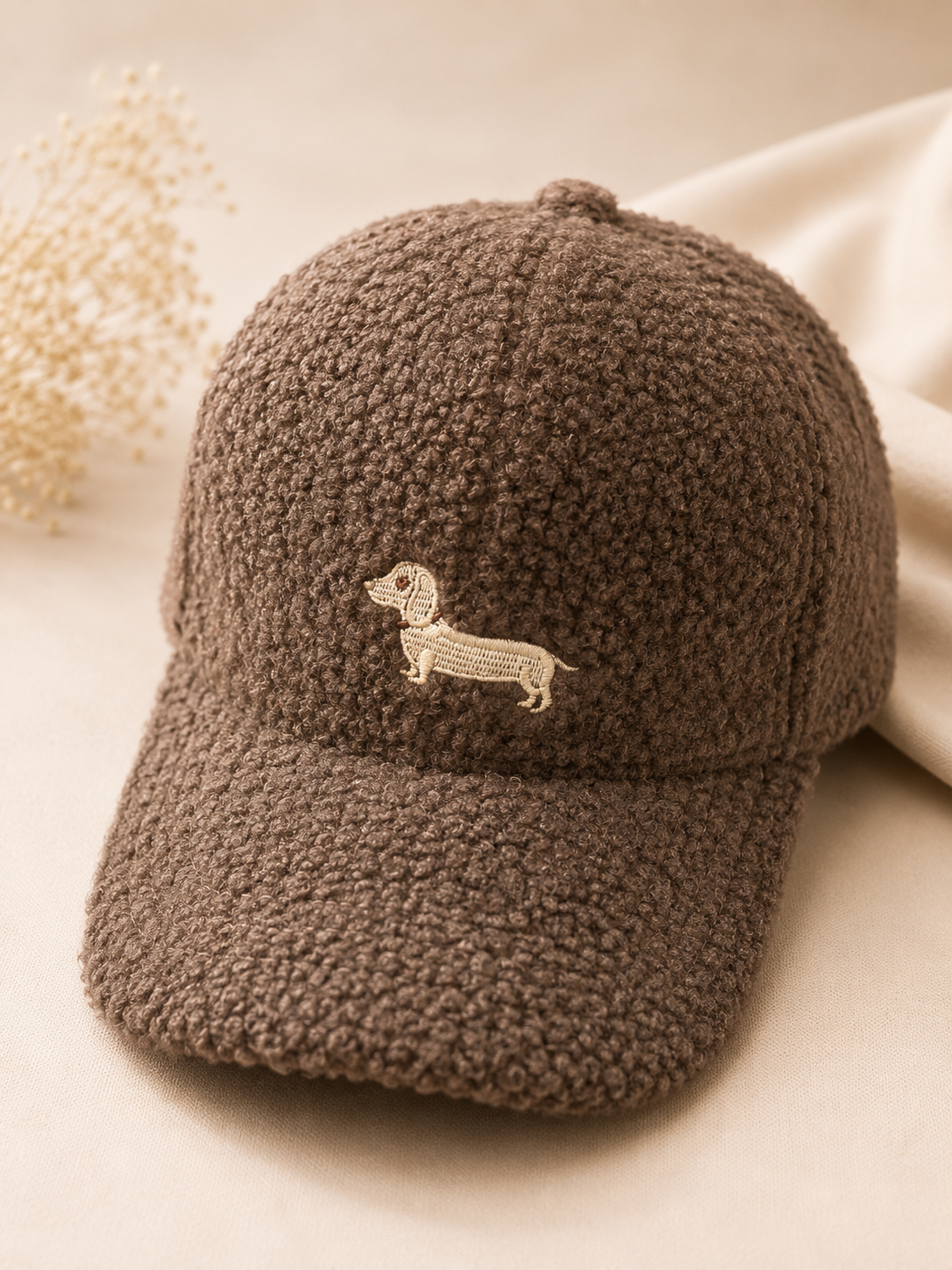 Pet teddy met teckel bruin