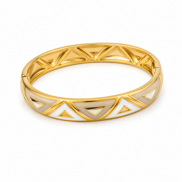 Bangle armband beige