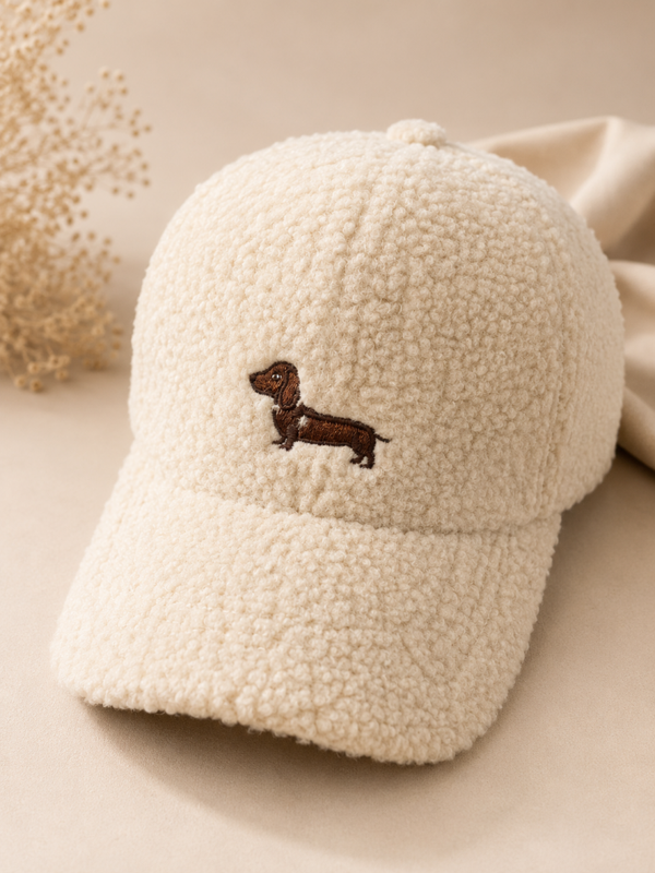 Pet teddy met teckel beige