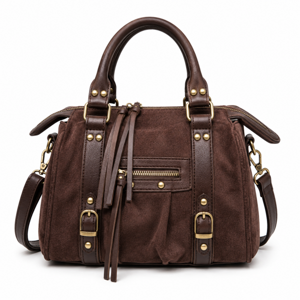 Citybag large donkerbruin