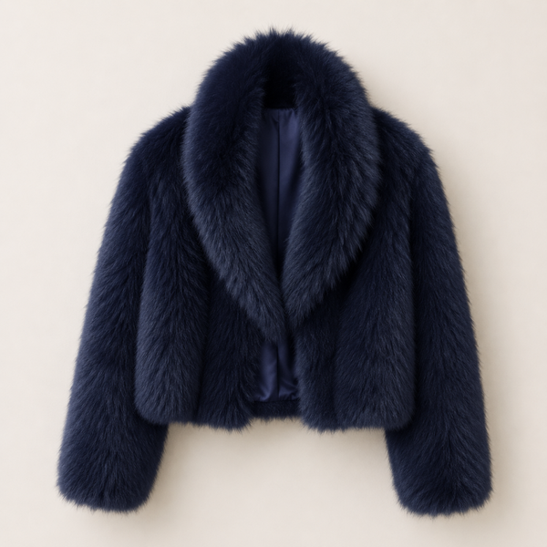 Bontjas donkerblauw