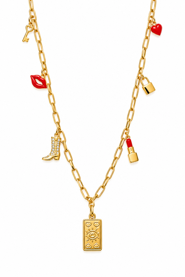 Lange ketting  bedels
