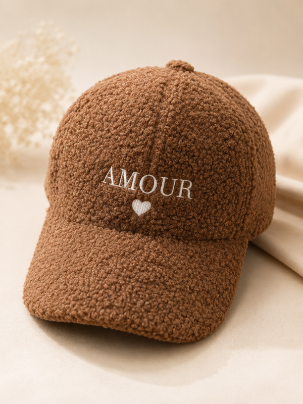Pet amour met teddy vacht bruin.
