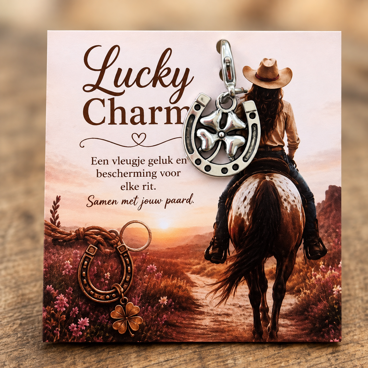 Lucky charm zilver