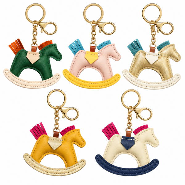 Sleutelhanger hobbelpaard diverse kleuren