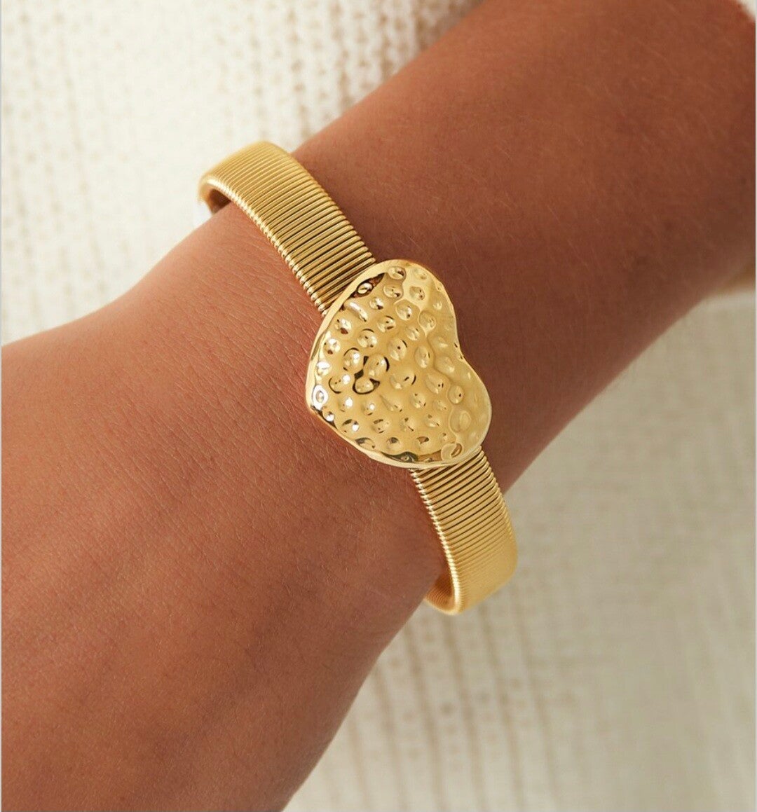 Armband bangel hart