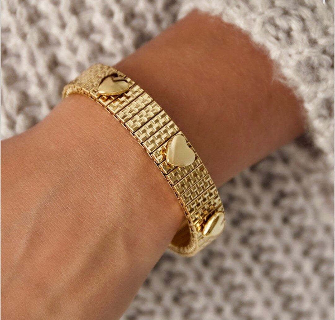 Armband love Elastisch