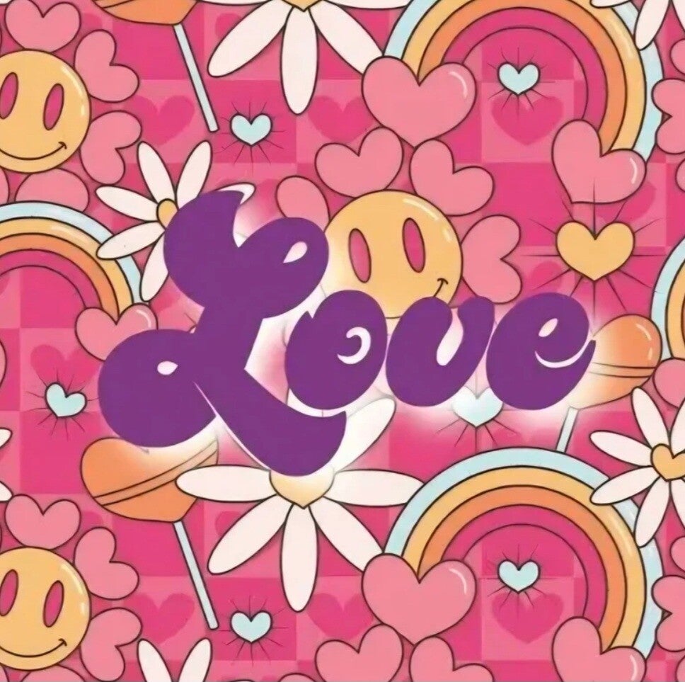 Tegel Love boho  smiley