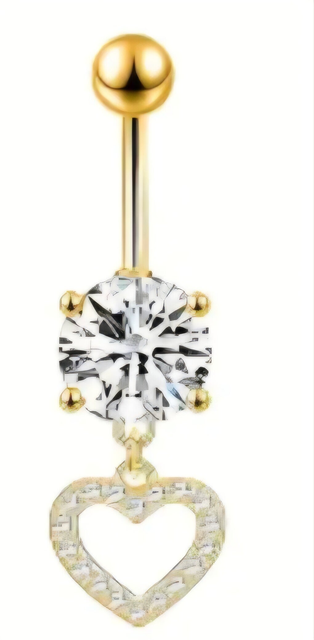 Navelpiercing Roestvrij Staal – Stijlvolle & Hypoallergene Piercing voor Vrouwen celini