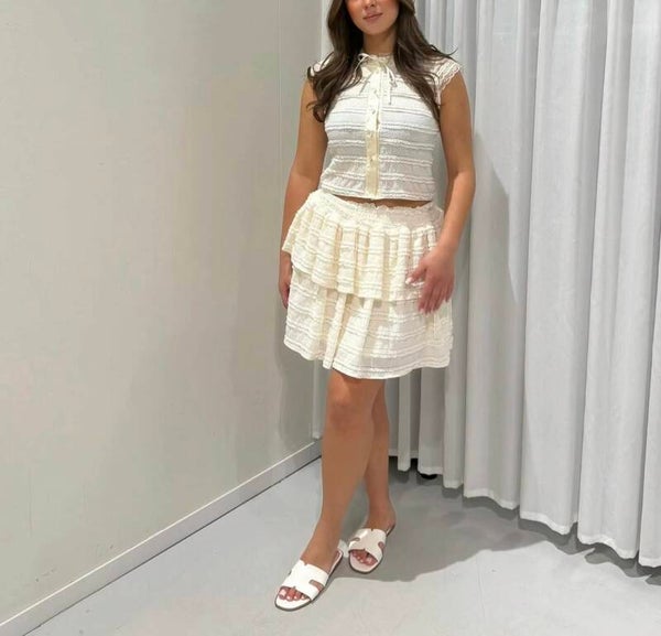 2 delig set boho white