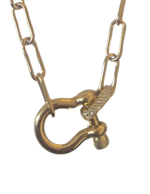 Schakelketting goud- Stainlesssteel