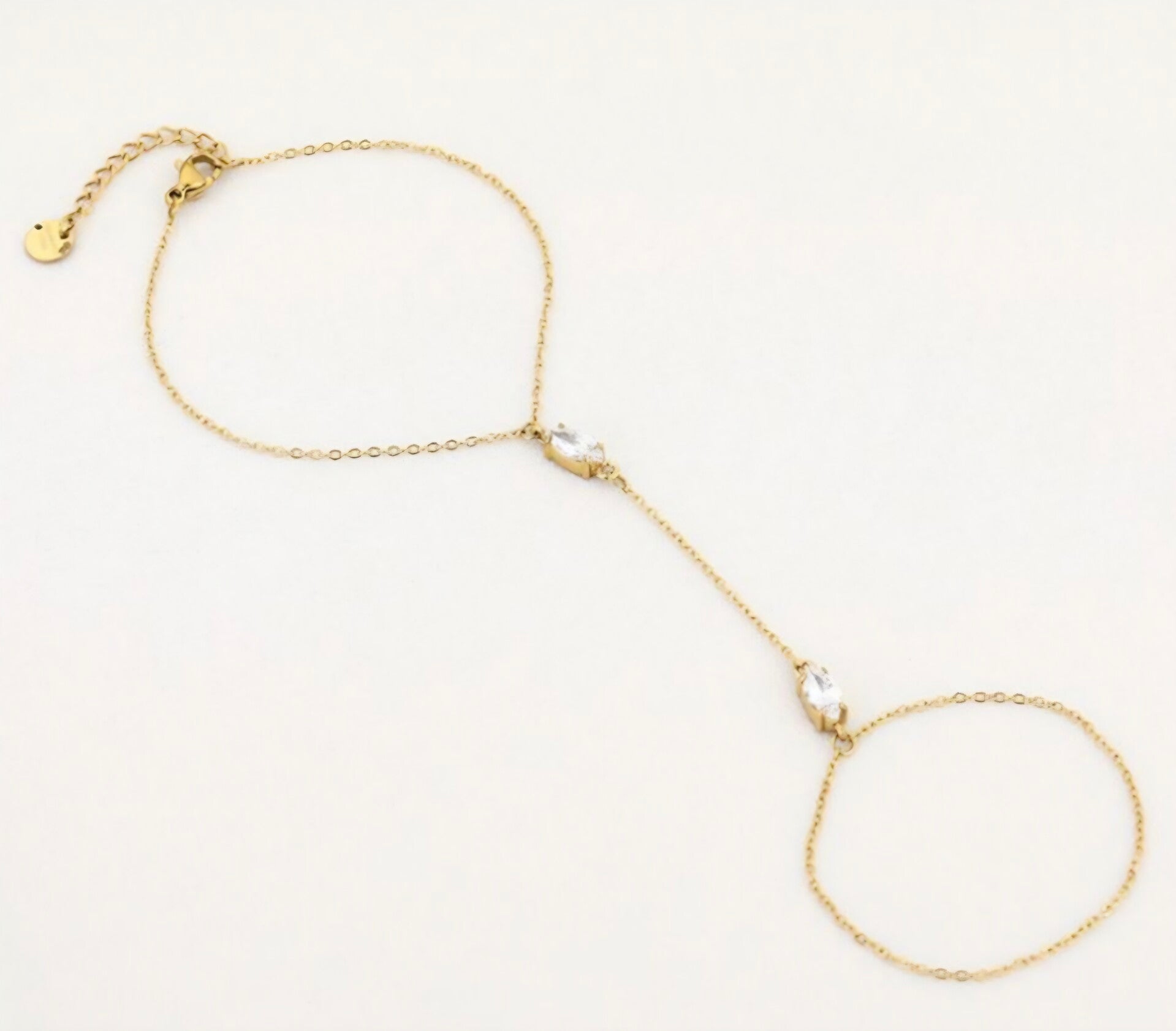 Handchain goudkleurig- jay